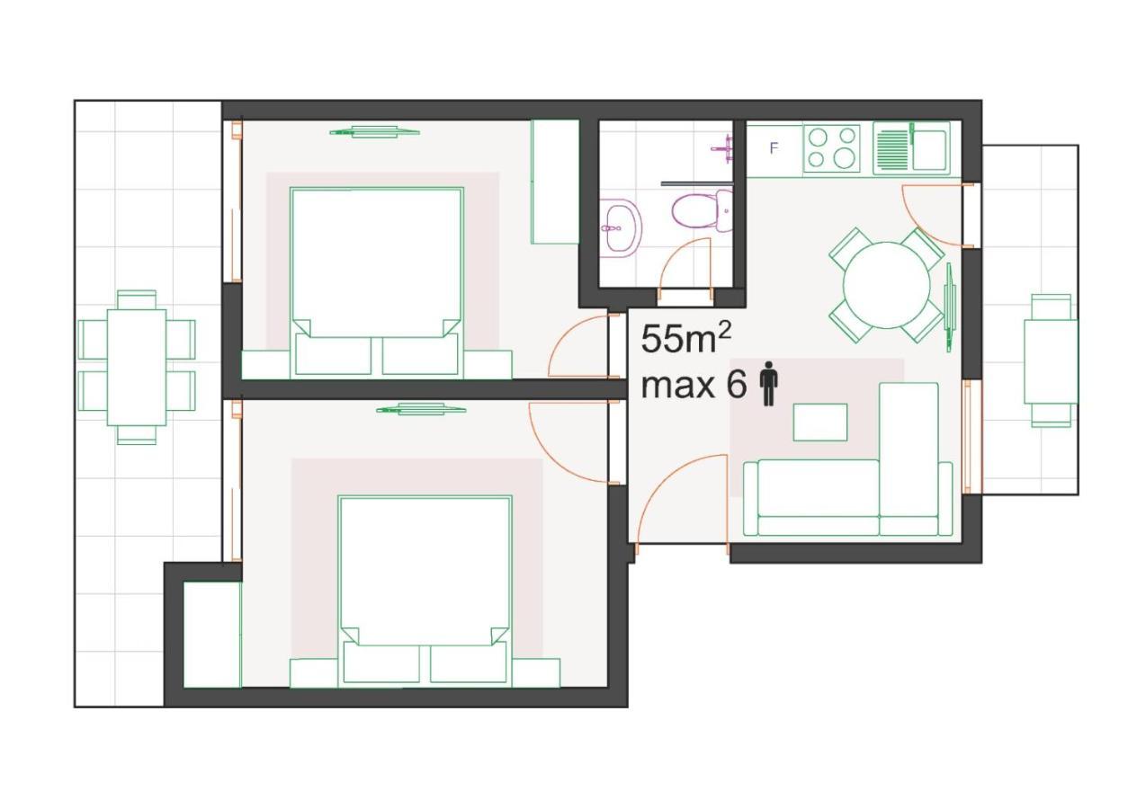 Mago Apartments Nea Kallikrateia Ngoại thất bức ảnh